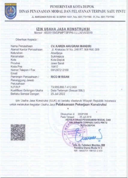 Izin Usaha